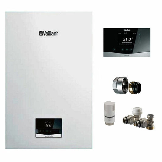 Caldaia a condensazione Vaillant EcoTEC intro 24 kW metano + Termostato SensoHome 380 - A+