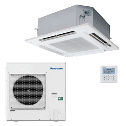 Condizionatore Cassetta 4 vie Panasonic PACi NX Standard 34000 BTU R32 Inverter A++/A+