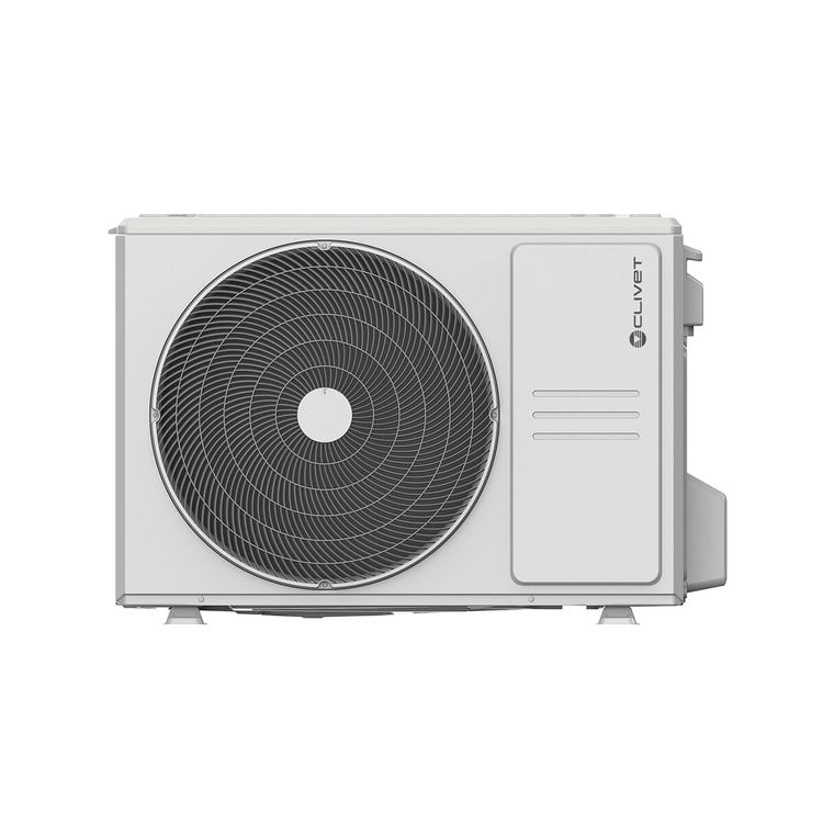 Condizionatore Clivet Cristallo 2 dual split 9000+9000 BTU inverter A+ wifi unità esterna 5.3 kW 