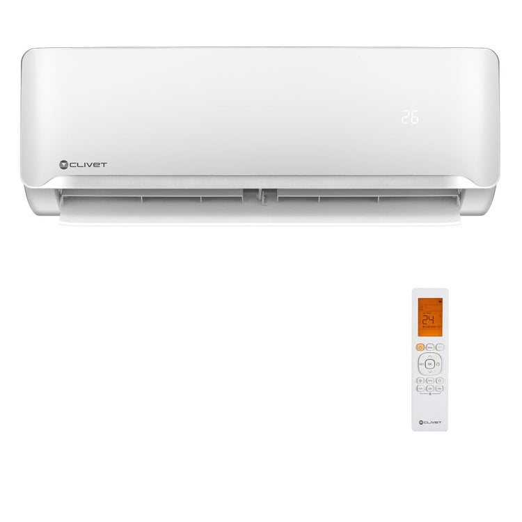 Condizionatore Clivet Essential 2 dual split 12000+12000 BTU inverter A+ unità esterna 5,3 kW