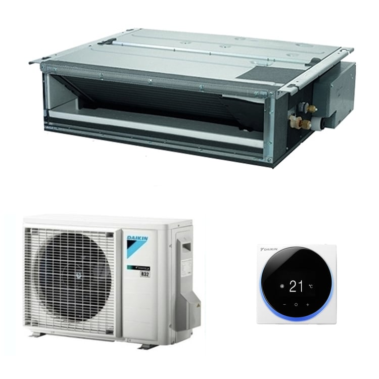 Condizionatore Daikin canalizzabile Mini Sky FDXM-F9 12000 BTU inverter A+ R32 con comando a muro