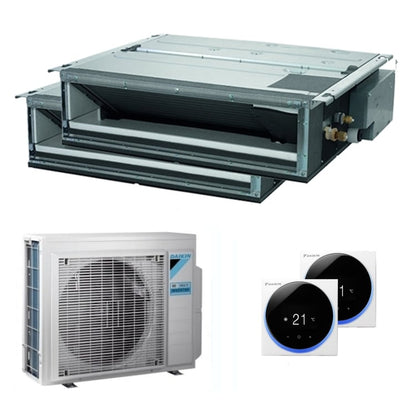 Condizionatore Daikin canalizzabile Mini Sky FDXM-F9 dual split 18000+18000 BTU inverter A++ esterna 9 kW