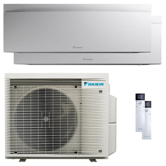 Condizionatore Daikin Emura 3 dual split 12000+12000 BTU inverter A++ wifi unità esterna 5 kW Bianco