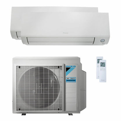 Condizionatore Daikin Perfera All Seasons dual split 15000+15000 BTU inverter A++ wifi unità esterna 7.8 kW 