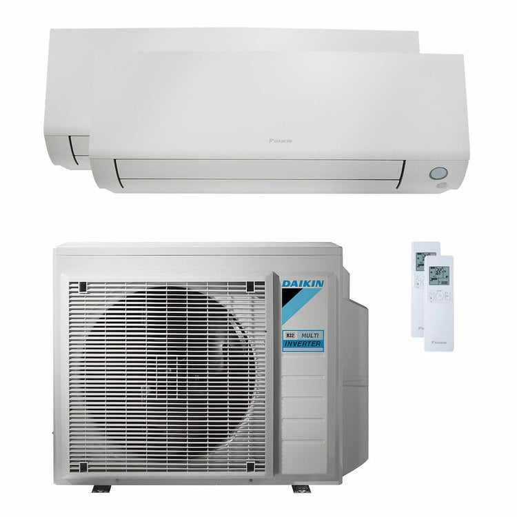 Condizionatore Daikin Perfera All Seasons dual split 18000+18000 BTU inverter A++ wifi unità esterna 7.8 kW 