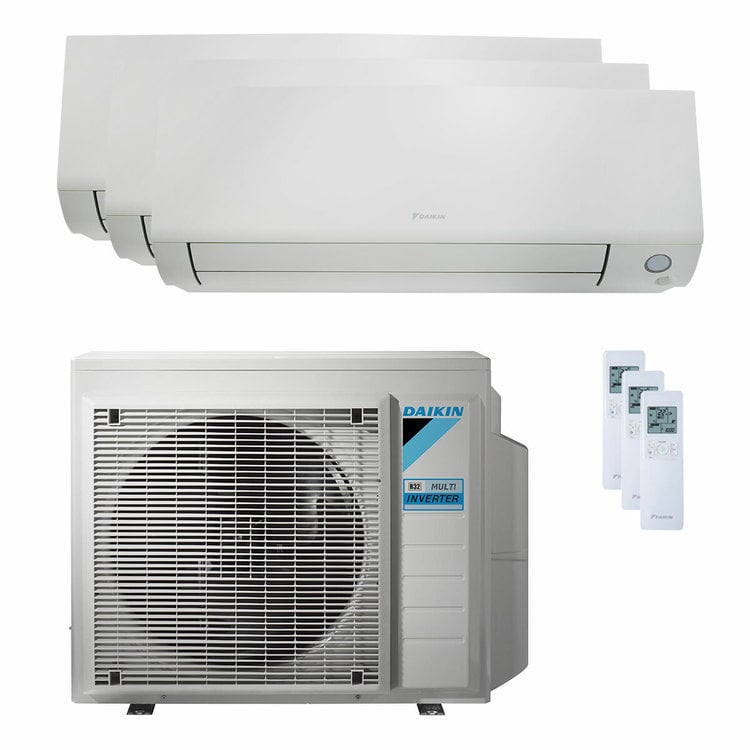 Condizionatore Daikin Perfera All Seasons trial split 5000+5000+5000 BTU inverter A+++ wifi unità esterna 4 kW 