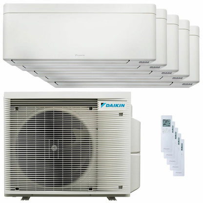 Condizionatore Daikin Stylish Bianco penta split 7000+9000+9000+12000+18000 BTU inverter A++ wifi unità esterna 7.8 kW