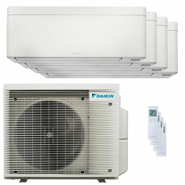 Condizionatore Daikin Stylish Bianco quadri split 7000+7000+7000+7000 BTU inverter A++ wifi unità esterna 6.8 kW