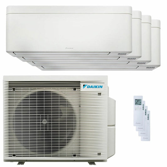 Condizionatore Daikin Stylish Bianco quadri split 7000+9000+9000+18000 BTU inverter A++ wifi unità esterna 7.4 kW