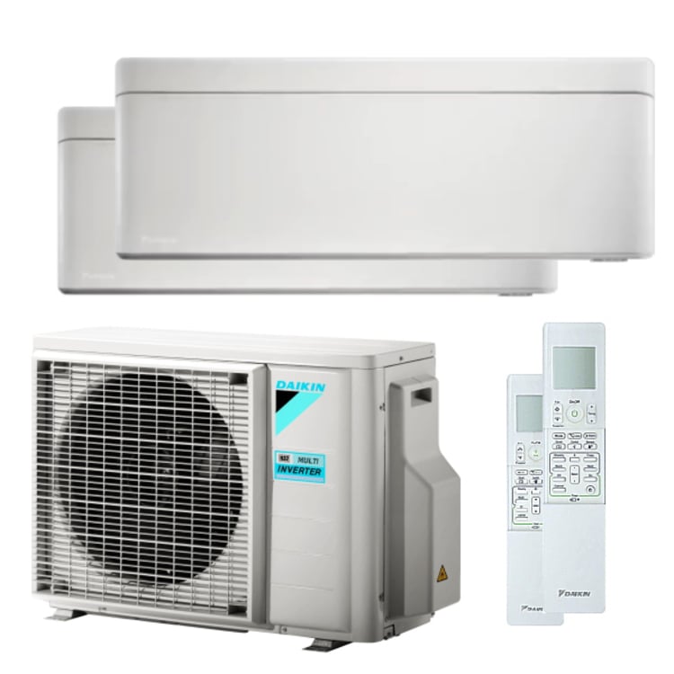 Condizionatore Daikin Stylish dual split 12000+12000 BTU A+++ wifi unità esterna 5,0 kW