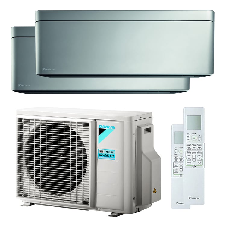 Condizionatore Daikin Stylish dual split 12000+12000 BTU inverter A+++ wifi unità esterna 5,0 kW