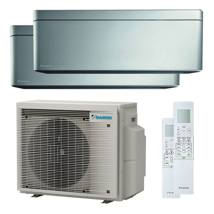 Condizionatore Daikin Stylish dual split 9000+9000 BTU inverter A++ wifi unità esterna 4,0 kW