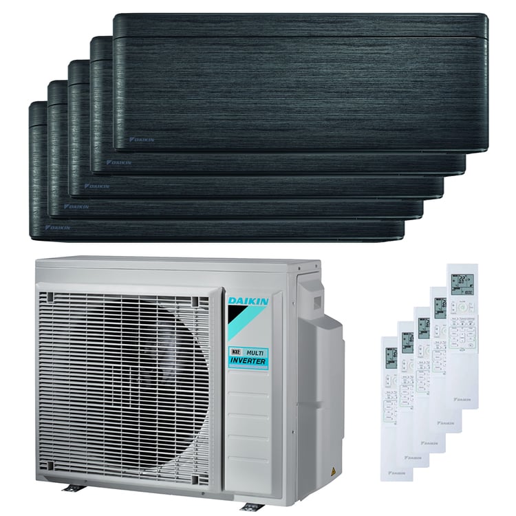 Condizionatore Daikin Stylish penta split 7000+7000+9000+9000+12000 BTU inverter A++ wifi unità esterna 9,0 kW