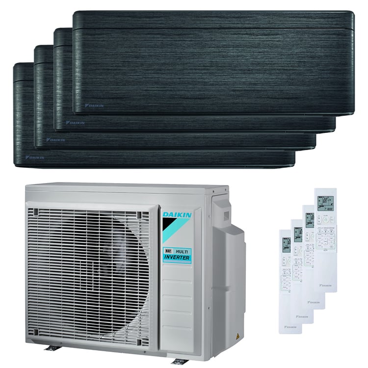 Condizionatore Daikin Stylish quadri split 5000+7000+9000+15000 BTU inverter A++ wifi unità esterna 6,8 kW