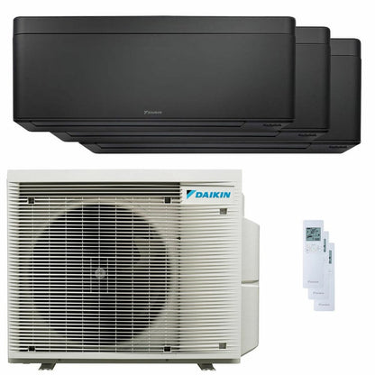 Condizionatore Daikin Stylish Total Black trial split 7000+7000+18000 BTU inverter A++ wifi unità esterna 5 kW 