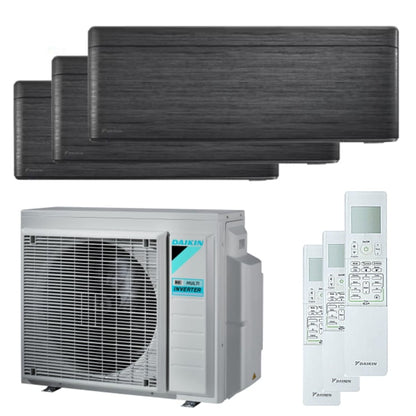 Condizionatore Daikin Stylish trial split 7000+7000+15000 BTU inverter A++ wifi unità esterna 6,8 kW