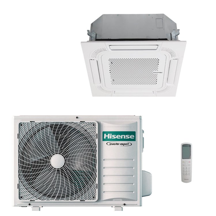 Condizionatore Hisense Cassetta ACT 4 vie 12000 BTU R32 Turbo Inverter A++