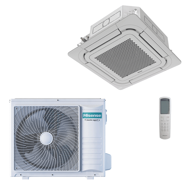 Condizionatore Hisense Cassetta Round Flow 24000 BTU R32 Super Inverter A++