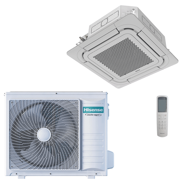 Condizionatore Hisense Cassetta Round Flow 36000 BTU R32 Super Inverter A++