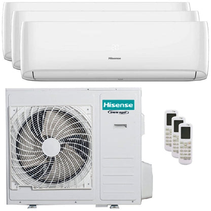 Condizionatore Hisense Hi-Comfort trial split 9000+18000+18000 BTU inverter A++ wifi unità esterna 10,0 kW