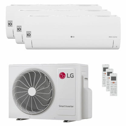 Condizionatore LG Libero Smart trial split 9000+9000+9000 BTU inverter A+++ unità esterna 5,3 KW 