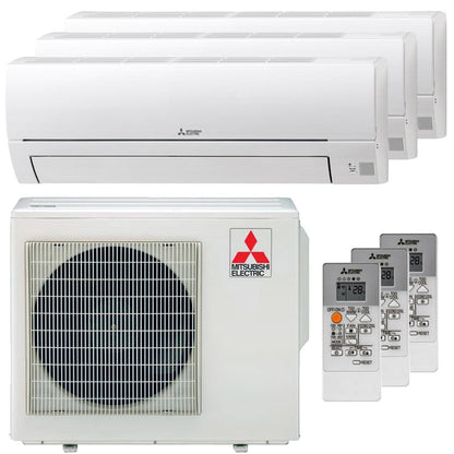 Condizionatore Mitsubishi Electric MSZ-HR trial split 9000+9000+12000 BTU inverter A++ esterna 5,0 kW