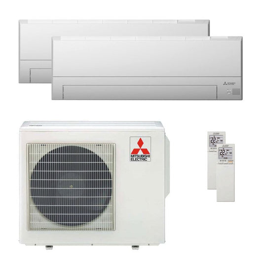 Condizionatore Mitsubishi Electric Serie BT dual split 12000+12000 BTU inverter A++ wifi unità esterna 5.4 kW