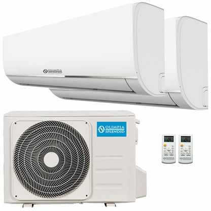 Condizionatore Olimpia Splendid Nexya S4 E Inverter dual split 9000+9000 BTU A++ wi-fi unità esterna 4 kW