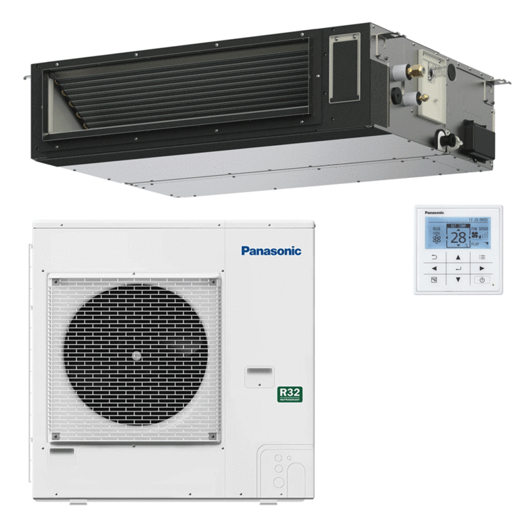 Condizionatore Panasonic Canalizzabile PACi NX Standard 34000 BTU R32 Inverter A++/A