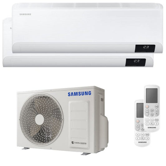 Condizionatore Samsung Cebu Wi-Fi dual split 12000+12000 BTU inverter A+++ wifi unità esterna 5,0 kW