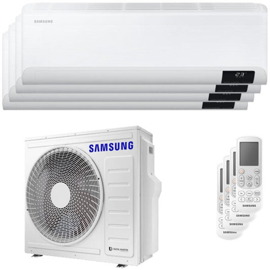 Condizionatore Samsung Cebu Wi-Fi quadri split 7000+7000+7000+12000 BTU inverter A++ wifi unità esterna 8,0 kW