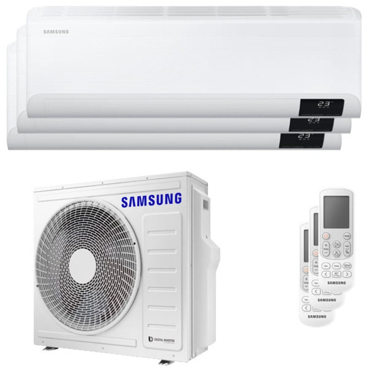 Condizionatore Samsung Cebu Wi-Fi trial split 12000+12000+12000 BTU inverter A++ wifi unità esterna 6,8 kW