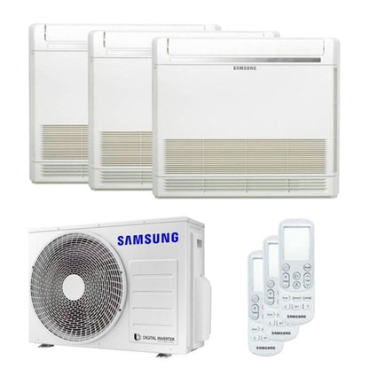 Condizionatore Samsung console trial split 9000+9000+9000 BTU inverter A+++ unità esterna 5,2 kW