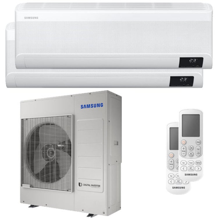 Condizionatore Samsung WindFree AVANT dual split 18000+24000 BTU inverter A++ wifi unità esterna 10,0 kW