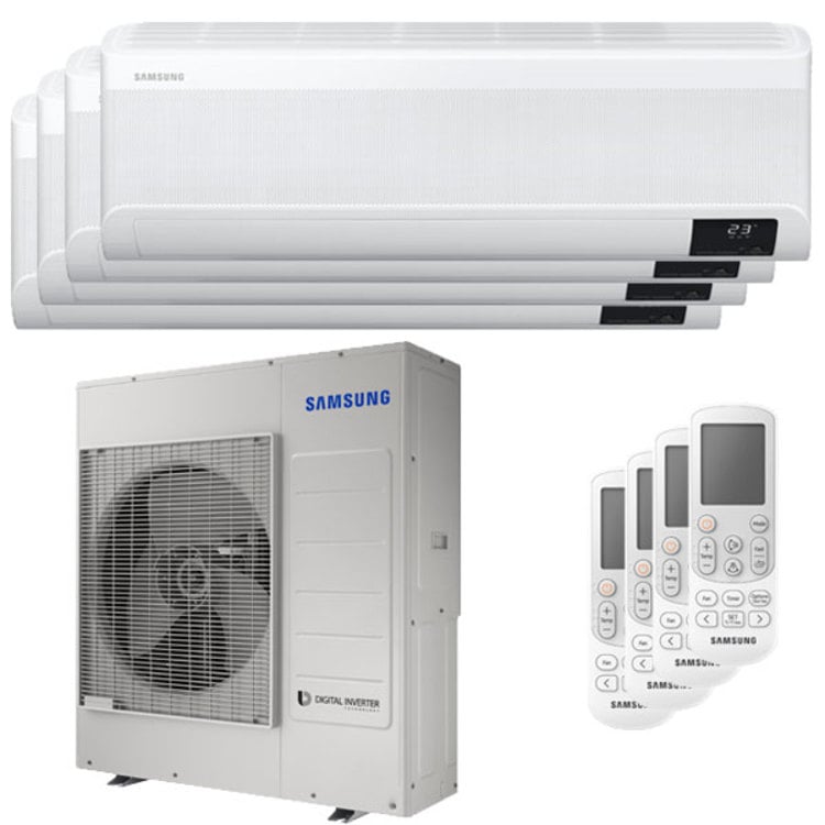 Condizionatore Samsung windfree Avant quadri split 12000+12000+12000+12000 BTU inverter A++ wifi unità esterna 10,0 kW