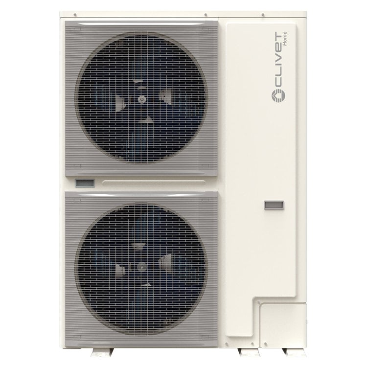 Pompa di calore aria acqua Clivet Edge EVO 2.0 EXC 30 kW monoblocco trifase R32 A++