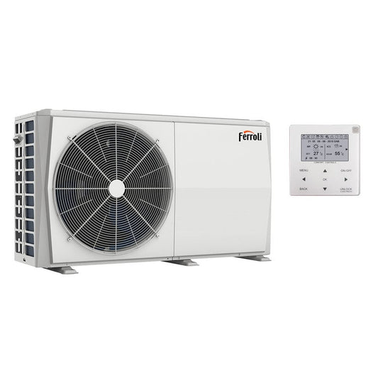 Pompa di calore aria acqua Ferroli Omnia M 3.2 6,3 kW Monoblocco Monofase Inverter R32 A++