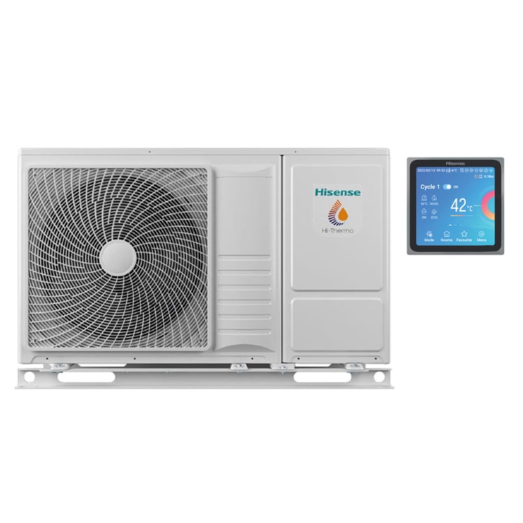 Pompa di calore aria-acqua Hisense Hi-Therma 4,4 kW monoblocco monofase R32 A++