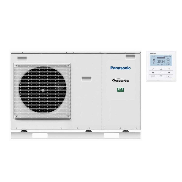 Pompa di calore aria-acqua Panasonic Aquarea 7 kW monoblocco monofase R32 A+++