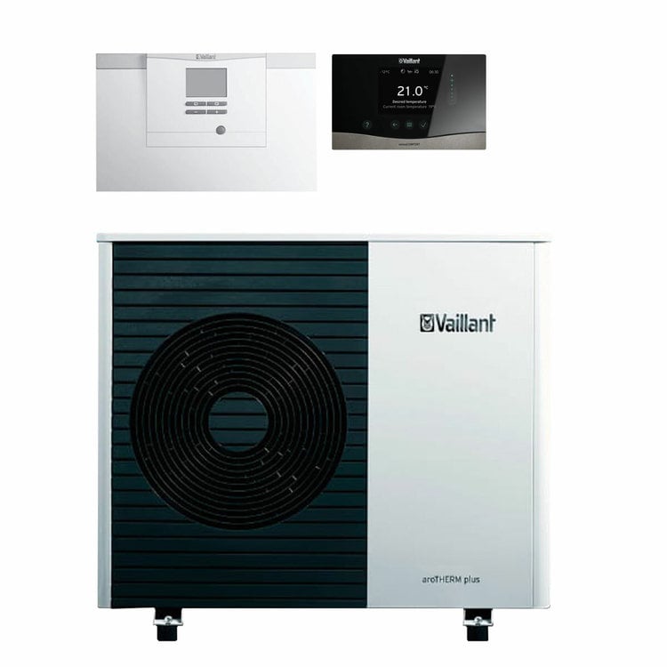 Pompa di calore aria-acqua Vaillant aroTHERM plus VWL 65/6 6 kW 230 V monofase monoblocco R290 A++ ad alta temperatura