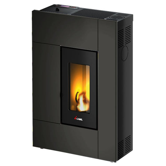 Stufa a pellet CADEL Spirit3 antracite 5,2 kW ad aria con wifi