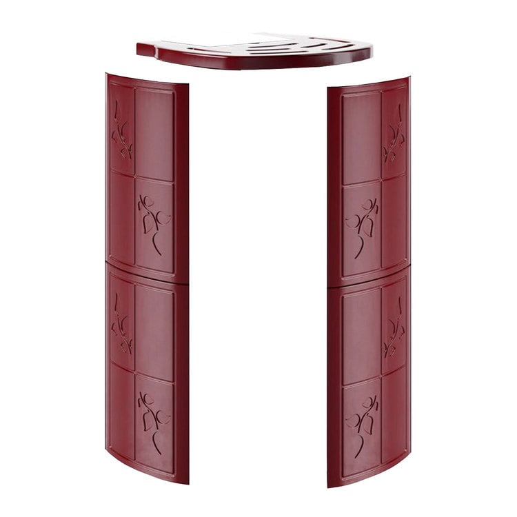 Stufa a pellet Caminetti Montegrappa Alpina M MW24 19,7 kW Idro Bordeaux Lucido