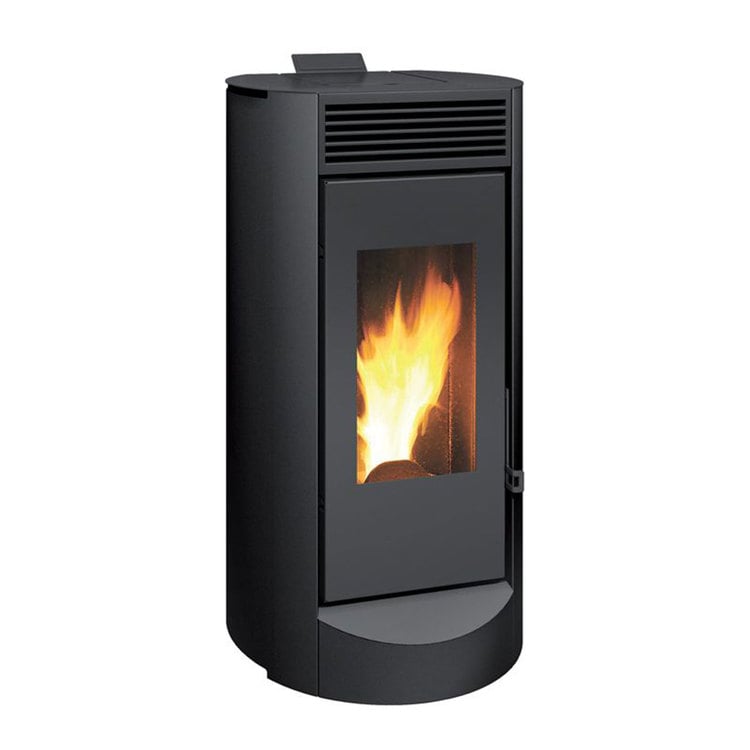 Stufa a pellet Caminetti Montegrappa Landa 9,5 kW ad aria nera