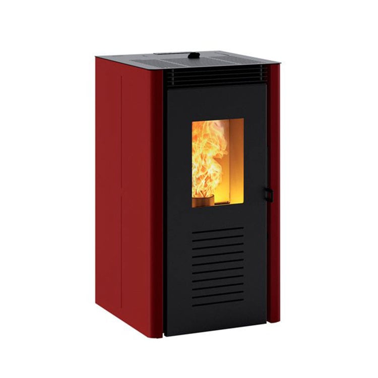 Stufa a pellet Caminetti Montegrappa Nodo 4,2 kW ad aria rossa