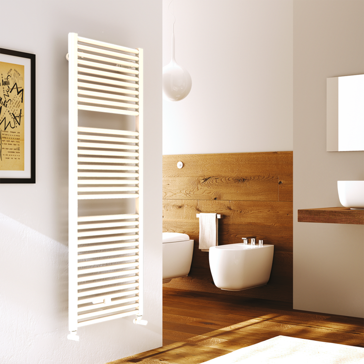 Termoarredo Scaldasalviette Cordivari Claudia 450x1195 mm acciaio Bianco